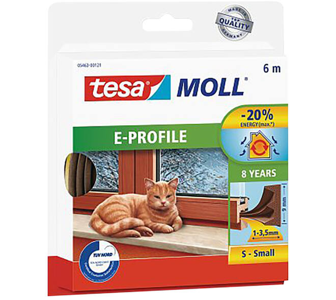 Tesa Tesamoll Classic E Profiel 8Jr 6M Bruin