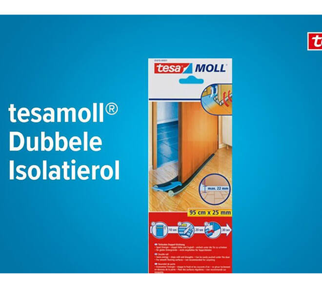 Tesa Tesamoll Dubbele Isolatierol Wit