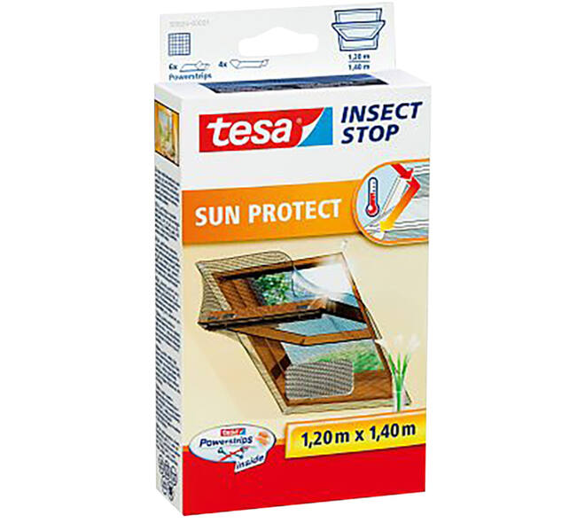 Tesa Comfortsun Protect Scherm 1,2M x 1,4M Zwart