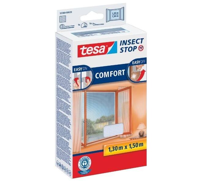 Tesa Comfort Vliegenhor Ramen 1,3M x 1,5M Wit