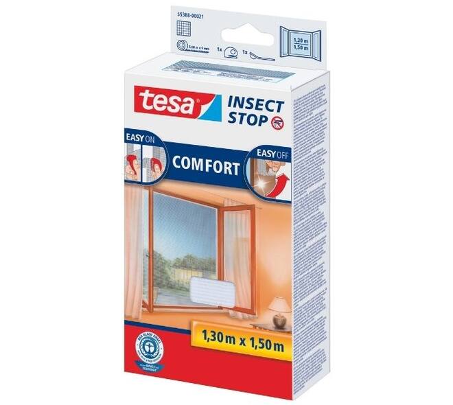 Tesa Comfort Vliegenhor Ramen 1,3M x 1,5M Wit