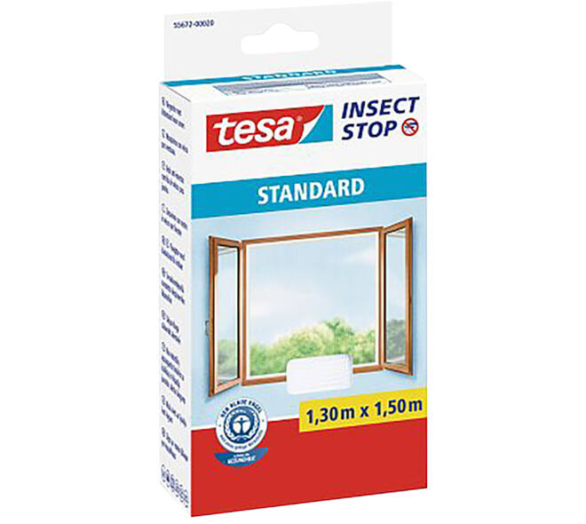 Tesa Standard Vliegenhor Ramen 1,3M x 1,5M Wit