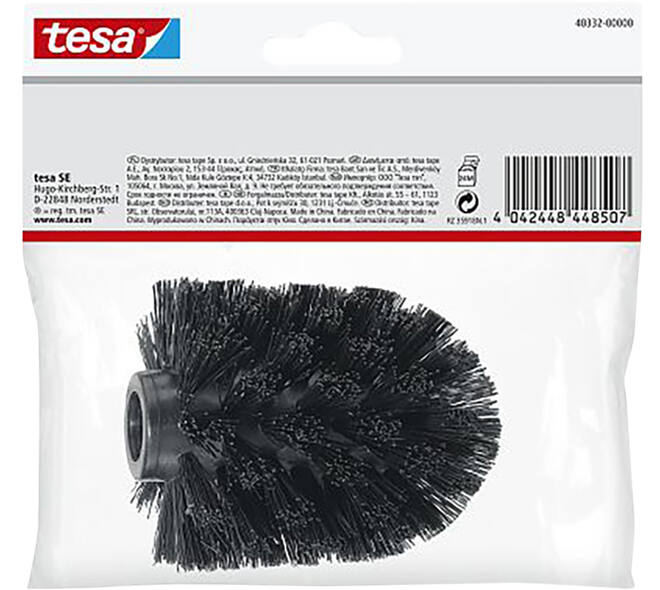 Tesa Vervangingskop Voor Toiletborstel Zwart