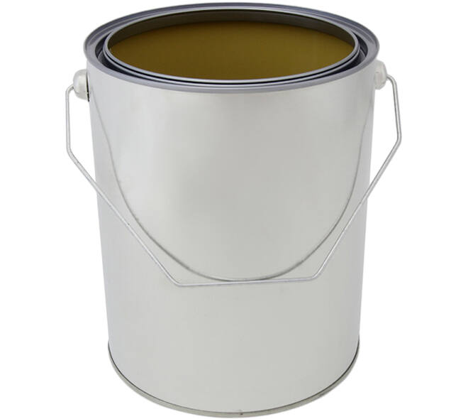 VEBA Leeg Verfblik Uitw Blank/Inw Gecoat Exclusief Deksel 5 L