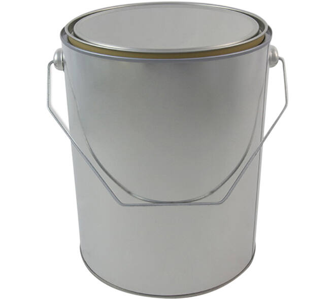 VEBA Leeg Verfblik Uitw Blank/Inw Gecoat Exclusief Deksel 5 L