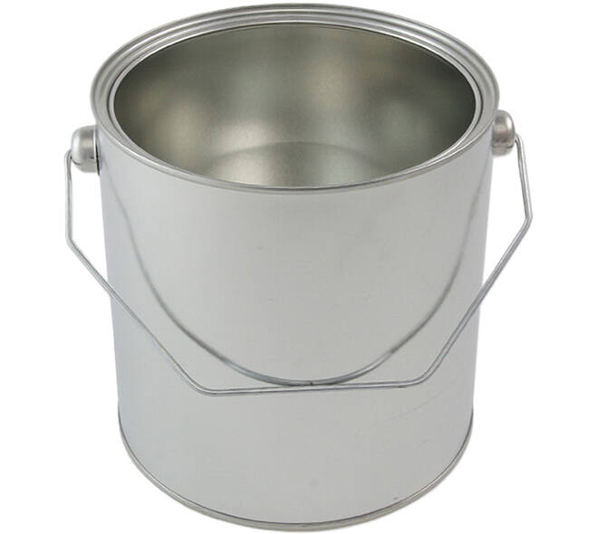 VEBA Leeg Verfblik Uitw Blank/Inw Gecoat Exclusief Deksel 2,5 L