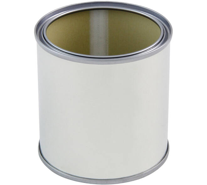 VEBA Leeg Verfblik Uitw Blank/Inw Gecoat Exclusief Deksel 250 ml