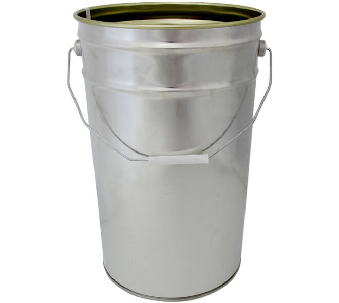 VEBA Leeg Verfblik Uitw Blank/Inw Goudlak 25 L Un (88) Exclusief Deksel + Spanring