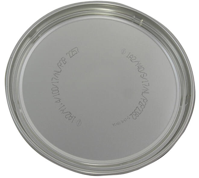VEBA Deksel Voor Verfblik 25L Blank/Goudlak