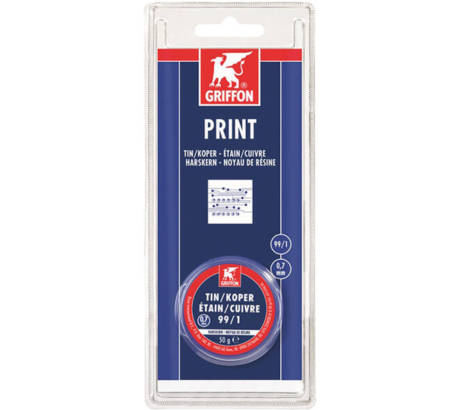 Griffon Print Tin/Koper 99/1 Harskern 0,7 mm 50 g