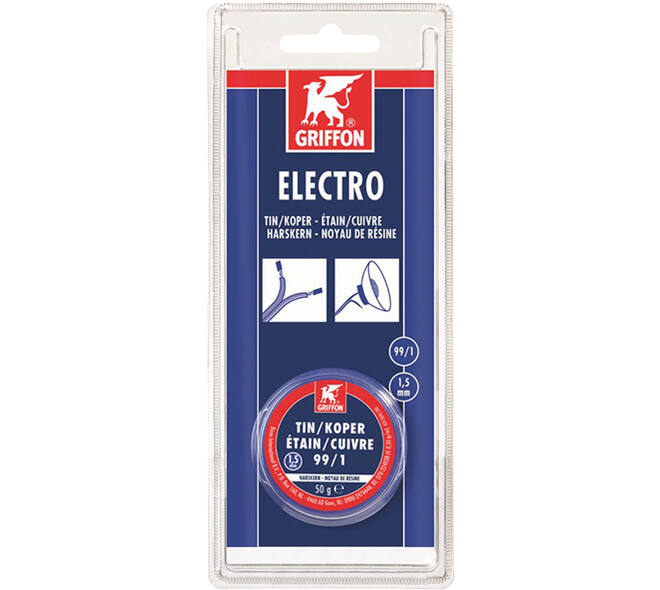 Griffon Electro Tin/Koper 99/1 Harskern 1,5 mm 50 g