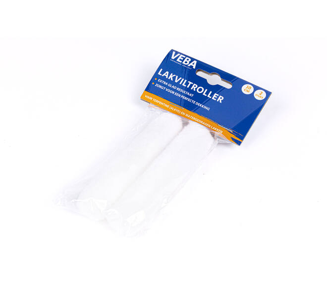 VEBA Lakviltroller 10 cm, 2 st Ophangverpakking
