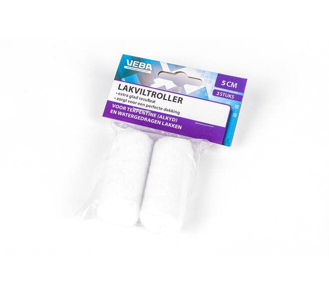 VEBA Lakviltroller 5 cm, 2 st Ophangverpakking