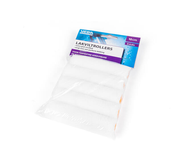 VEBA Lakviltroller 10 cm, 5 st Ophangverpakking