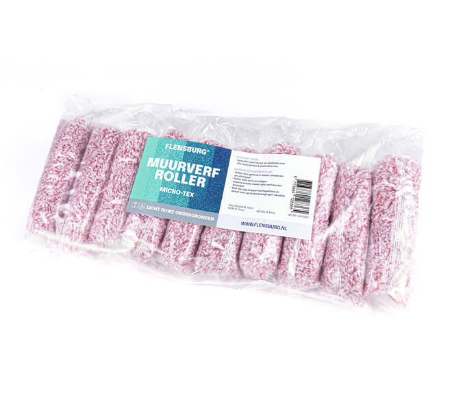 FLENSBURG Verfrol Microtex 10 cm, Pool 13 mm, 10 st