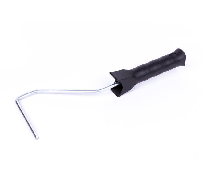 VERFROLBEUGEL BASIC 10CM/6MM/28CM ZWART