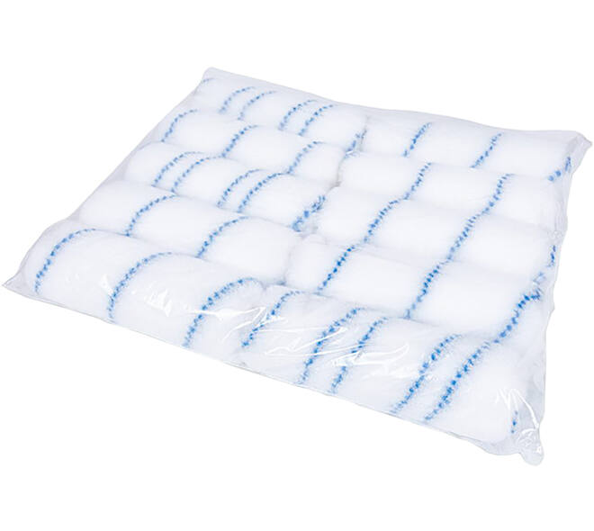 FLENSBURG Verfrol Nylon 10 cm, Pool 8 mm, 10 st, Blauw