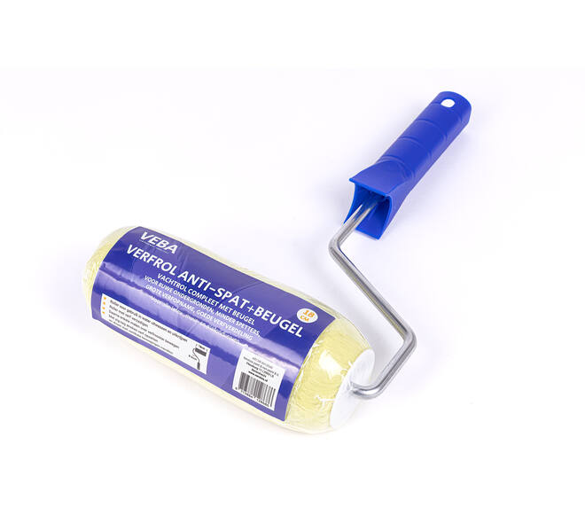 Basic Verfrol + Beugel Anti-Spat 18 cm