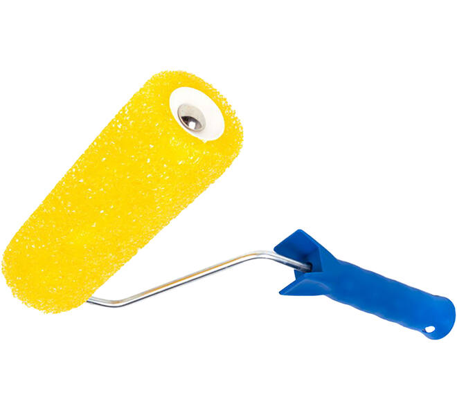 VEBA Structuurrol + Beugel Basic, Fijn 18 cm