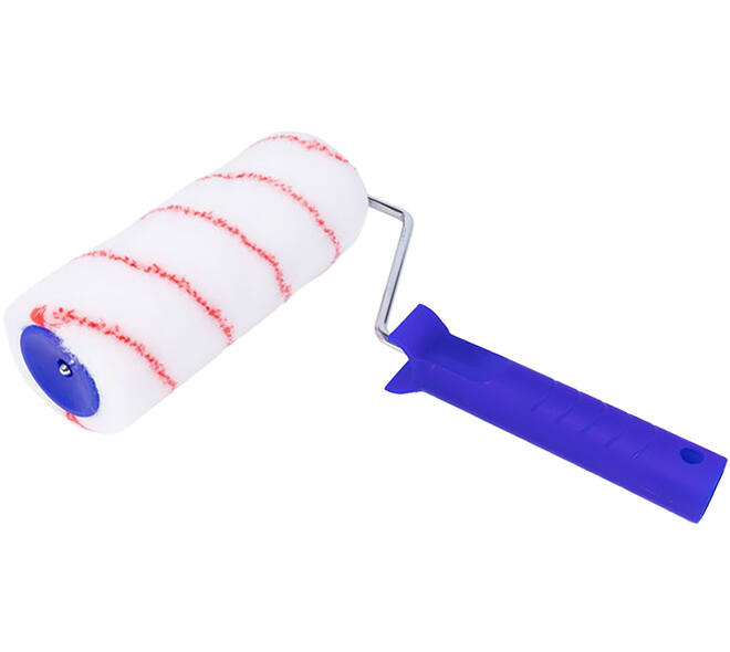 VEBA Verfrol + Beugel Nylon 18 cm, Pool 11 mm, Rood