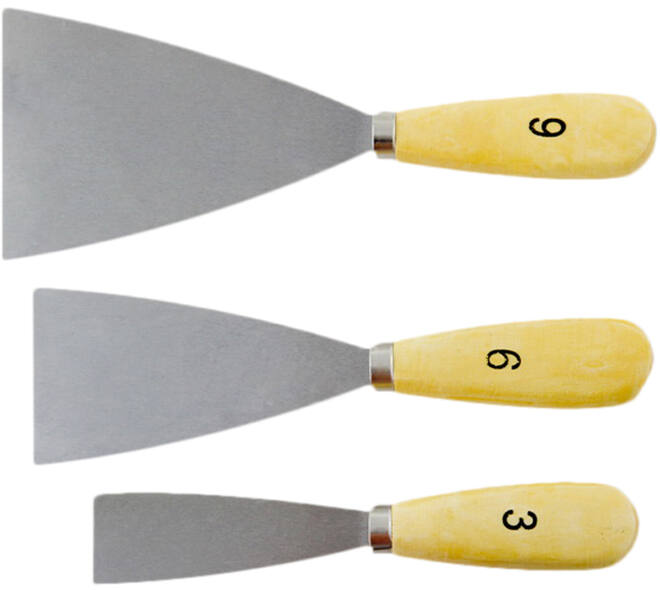 VEBA Plamuurmes Set 3-Delig (3cm, 6cm, 9 cm)