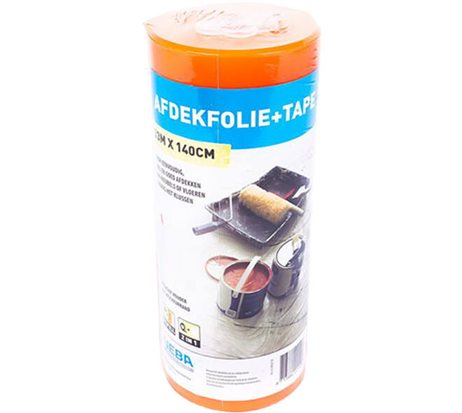 VEBA Afdekfolie Met Tape 140 cmx33 m