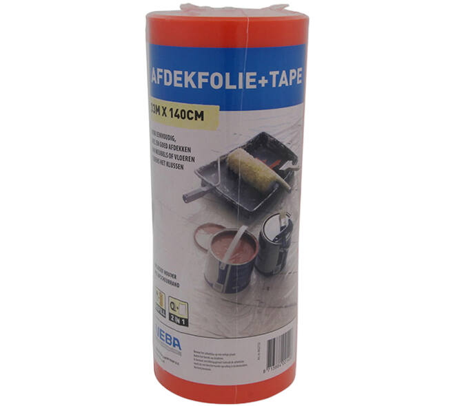 VEBA Afdekfolie Met Tape 140 cmx33 m