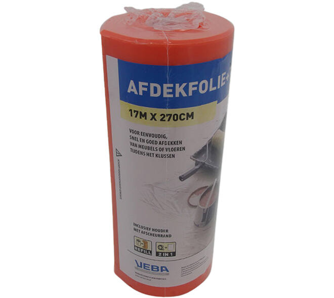 VEBA Afdekfolie Met Tape 270 cmx17 m