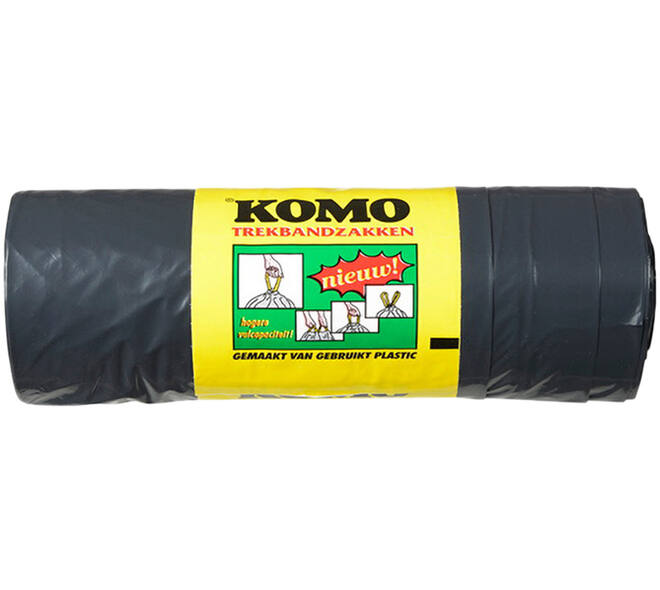 Komo Trekbandzak Zwart 15 st Rol
