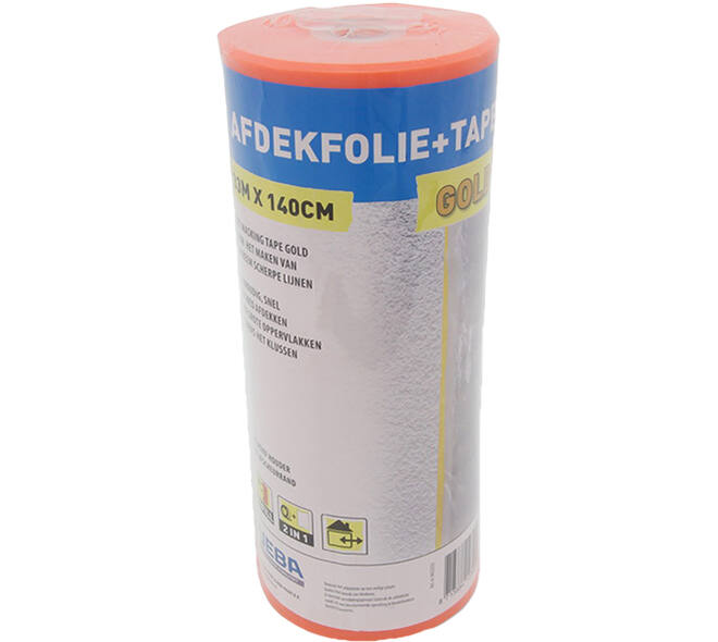 VEBA Afdekfolie+Gold Tape 140 cmx33 m