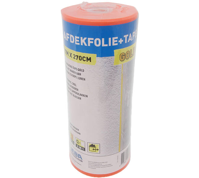 VEBA Afdekfolie+Gold Tape 270 cmx17 m
