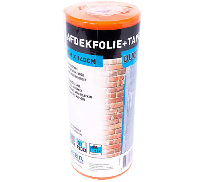 VEBA Afdekfolie+Duct Tape 140 cmx15 m