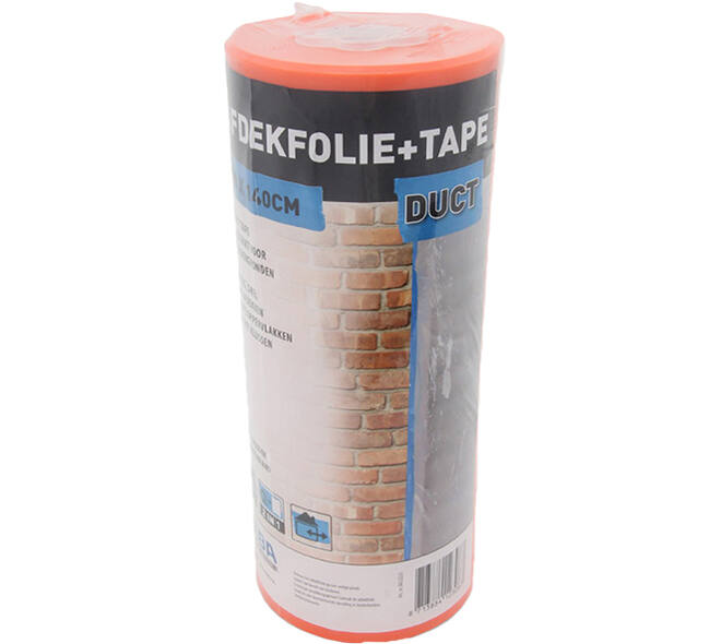 VEBA Afdekfolie+Duct Tape 140 cmx15 m