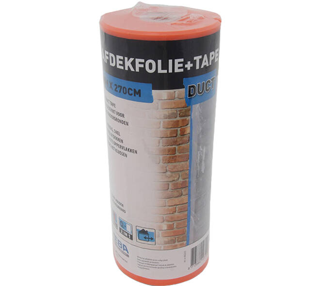 VEBA Afdekfolie+Duct Tape 270 cmx15 m