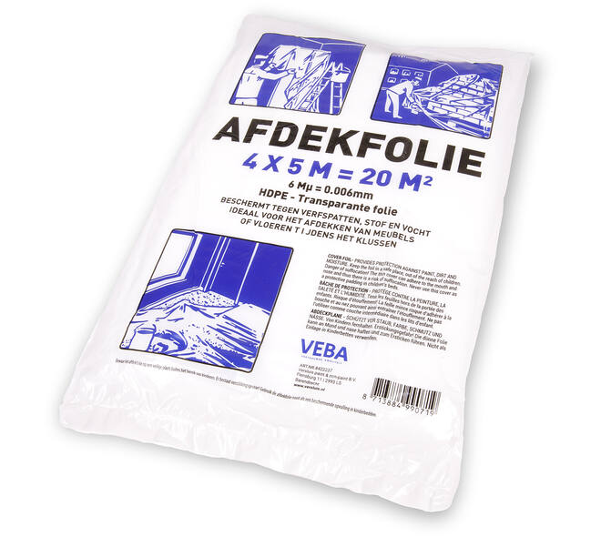Basic Afdekfolie 4x5 m 2-Pack 6Mu HDPE