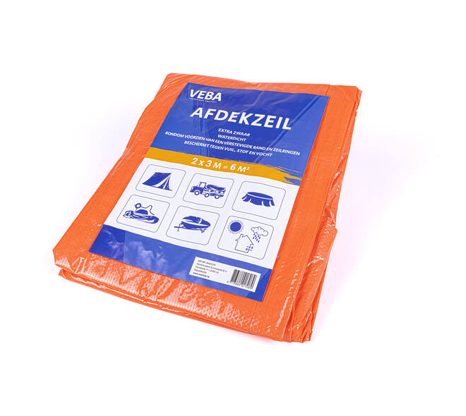 VEBA Afdekzeil Oranje 2x3 m