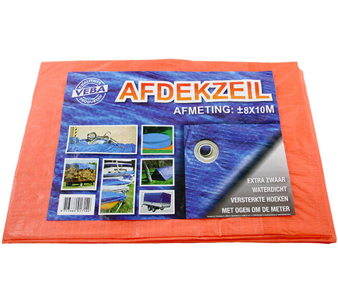 VEBA Afdekzeil Oranje 8x10 m