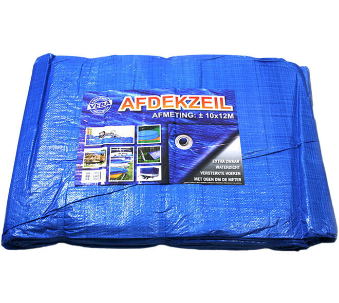 VEBA Afdekzeil Blauw 10x12 m