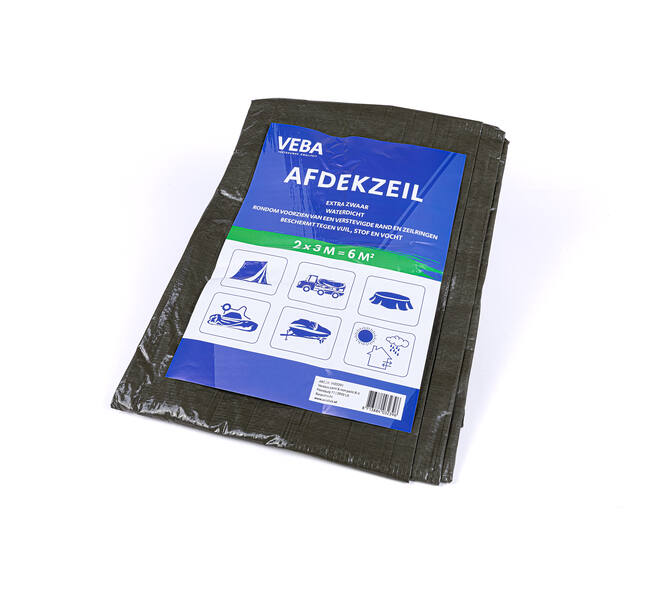 VEBA Afdekzeil Groen 2x3 m