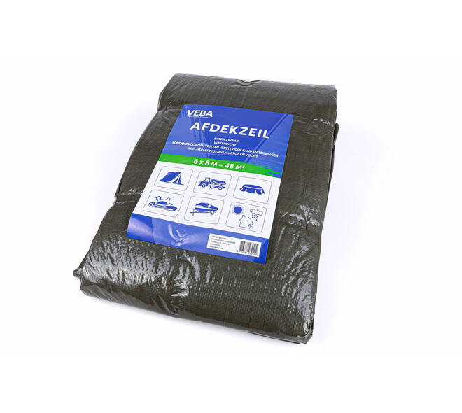 VEBA Afdekzeil Groen 6x8 m