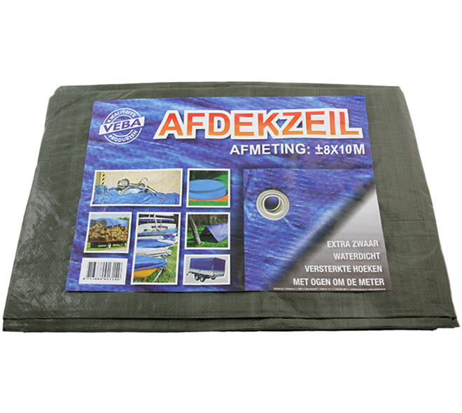 VEBA Afdekzeil Groen 8x10 m