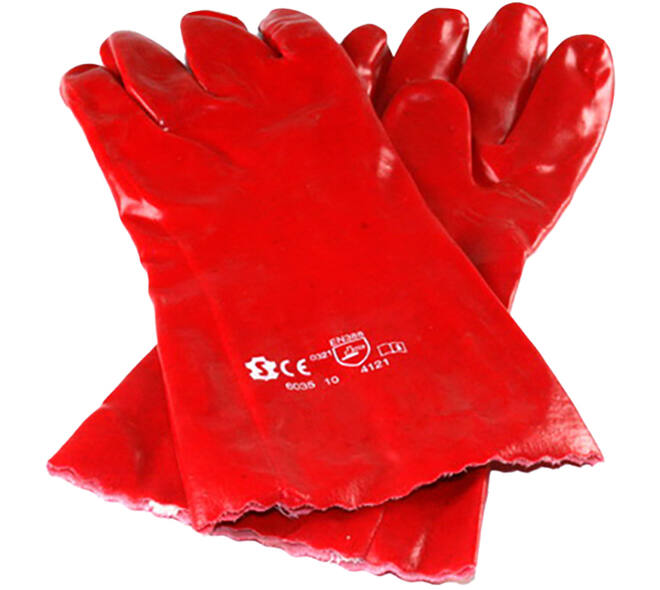 VEBA Handschoen Olie Rood Maat 10/xl 35 cm