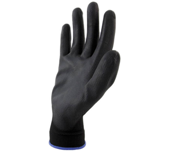 VEBA Handschoen Pu-Soft Zwart Mt L