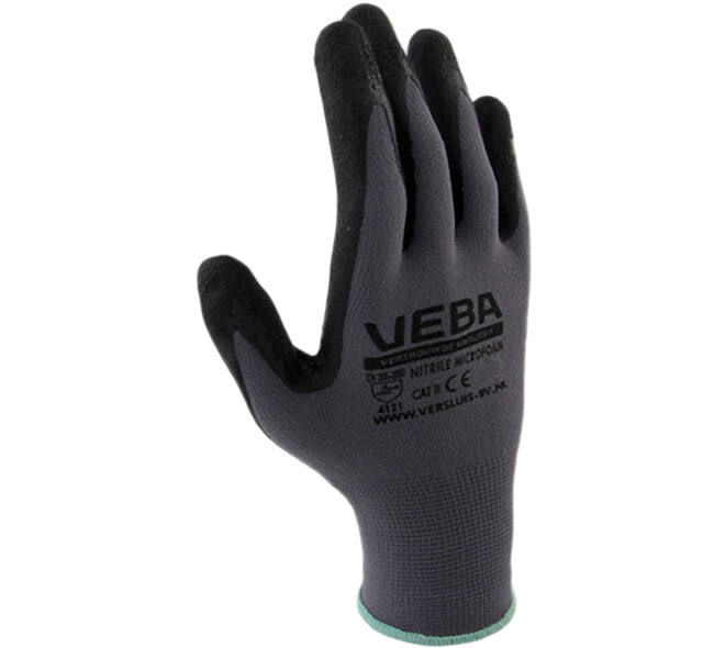 VEBA WERKHANDSCHOEN NITRIL MICROFOAM XL