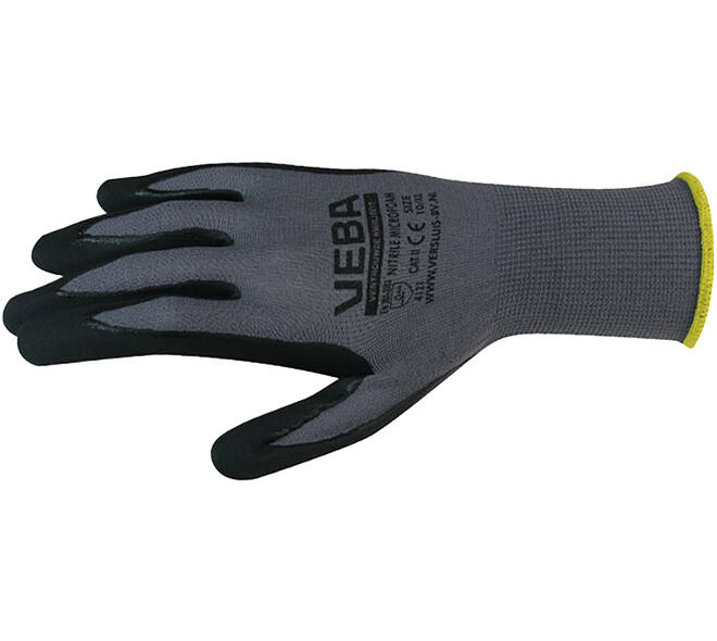 VEBA WERKHANDSCHOEN NITRIL MICROFOAM XL