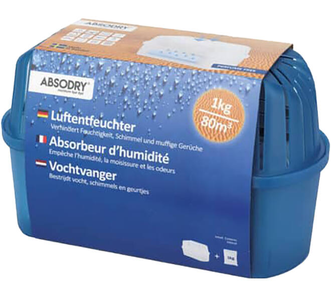 Absodry Luchtontvochtiger Compleet 1 kg