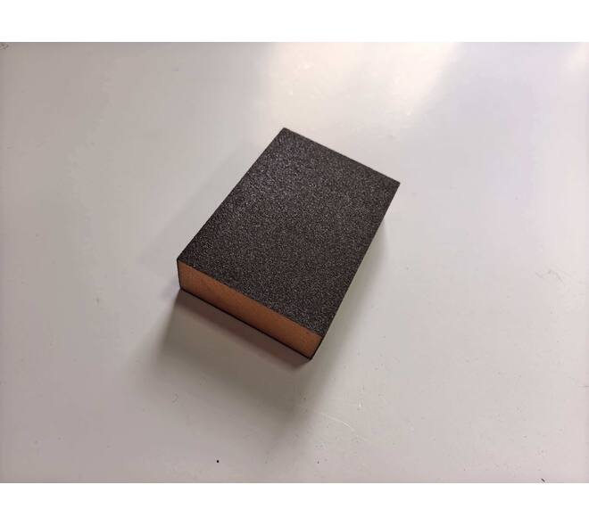 SCHUURBLOK MIDDEL ORANJE P180