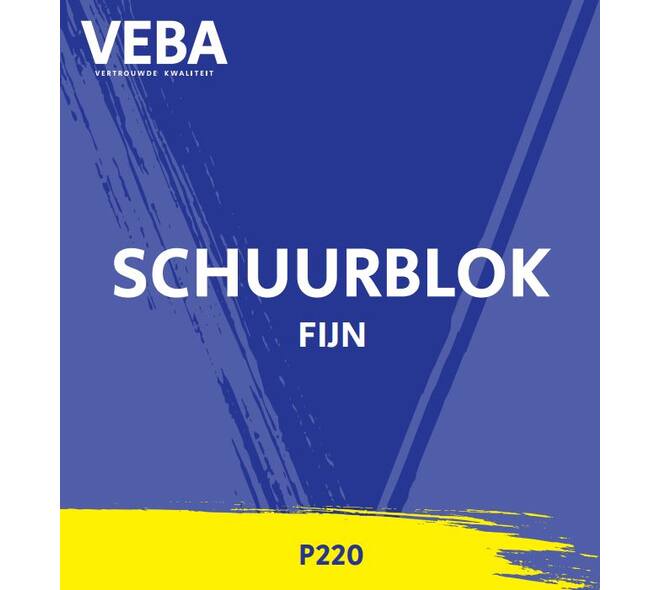 SCHUURBLOK FIJN GEEL P220