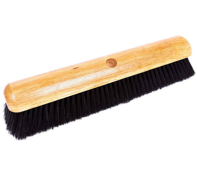 VEBA Kamerveger Zwart Haar Ronde Kap 40 cm
