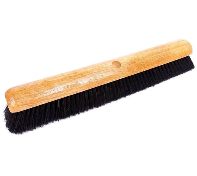 VEBA Kamerveger Zwart Haar Ronde Kap 50 cm